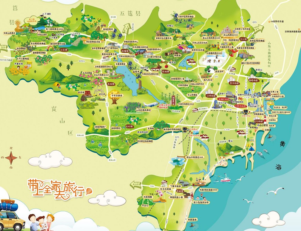 西华景区使用手绘地图给景区能带来什么好处？
